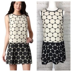 Ann Taylor LOFT | Polka Dot Silk Blend Mini Dress